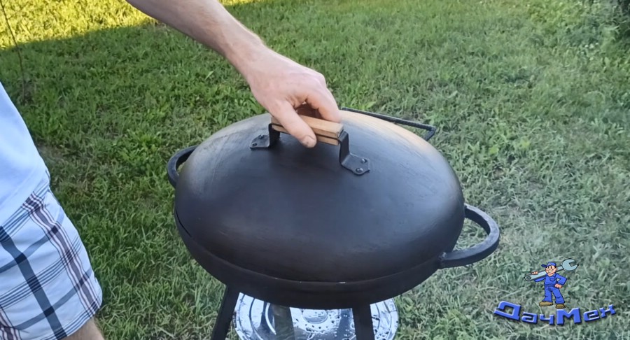 как сделать барбекюшницу своими руками из металла