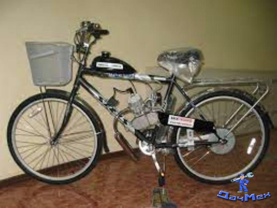 дачный велосипед с двс мотором